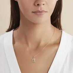 Histoire d'Or Pendentif Lamie Zodiaque Parchemin Or Jaune