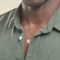 Histoire d'Or Pendentif Lamie Zodiaque Parchemin Or Jaune Sale