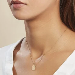 Histoire d'Or Pendentif Lamie Zodiaque Parchemin Or Jaune Outlet