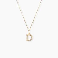 Histoire d'Or Pendentif Lettre D Or Jaune Oxyde Clearance
