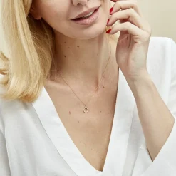 Histoire d'Or Pendentif Lettre O Or Jaune Oxyde Clearance