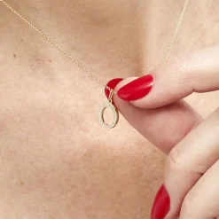 Histoire d'Or Pendentif Lettre O Or Jaune Oxyde Clearance