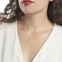 Histoire d'Or Pendentif Lettre U Or Jaune Oxyde New