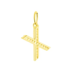 Histoire d'Or Pendentif Lettre X Or Jaune Oxyde Outlet