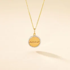 Histoire d'Or Pendentif Levon Or Jaune Oxyde De Zirconium Online