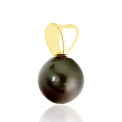 Histoire d'Or Pendentif Louizon Or Jaune Perle De Culture De Tahiti Hot