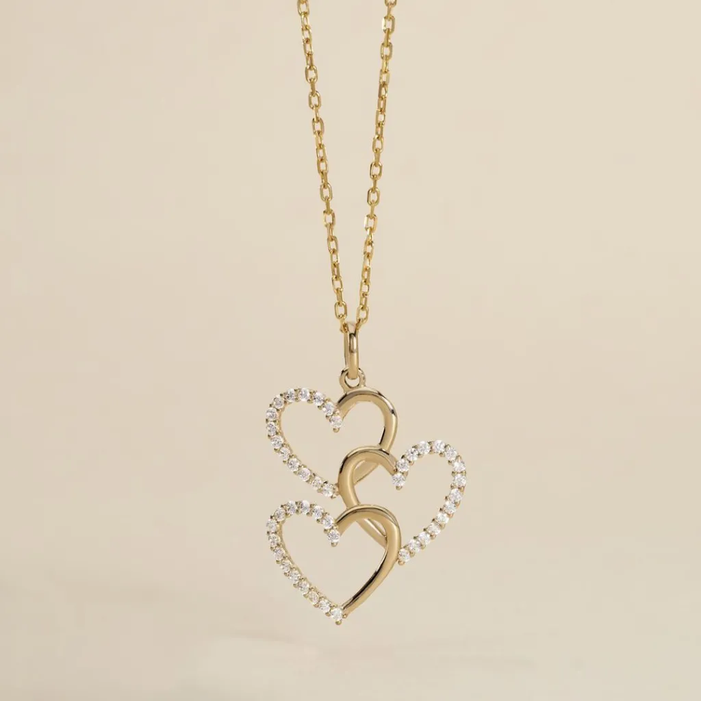 Histoire d'Or Pendentif Lovely Or Jaune Oxyde De Zirconium Discount