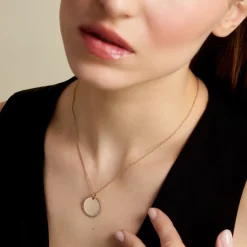 Histoire d'Or Pendentif Lulu Plaque Or Doré Sale