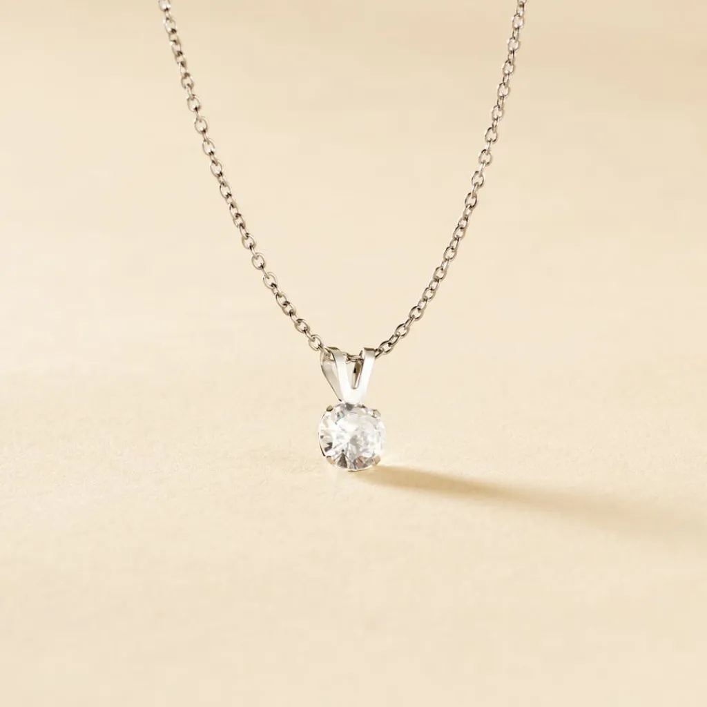 Histoire d'Or Pendentif Mabila De Zirconium or blanc oxyde Best