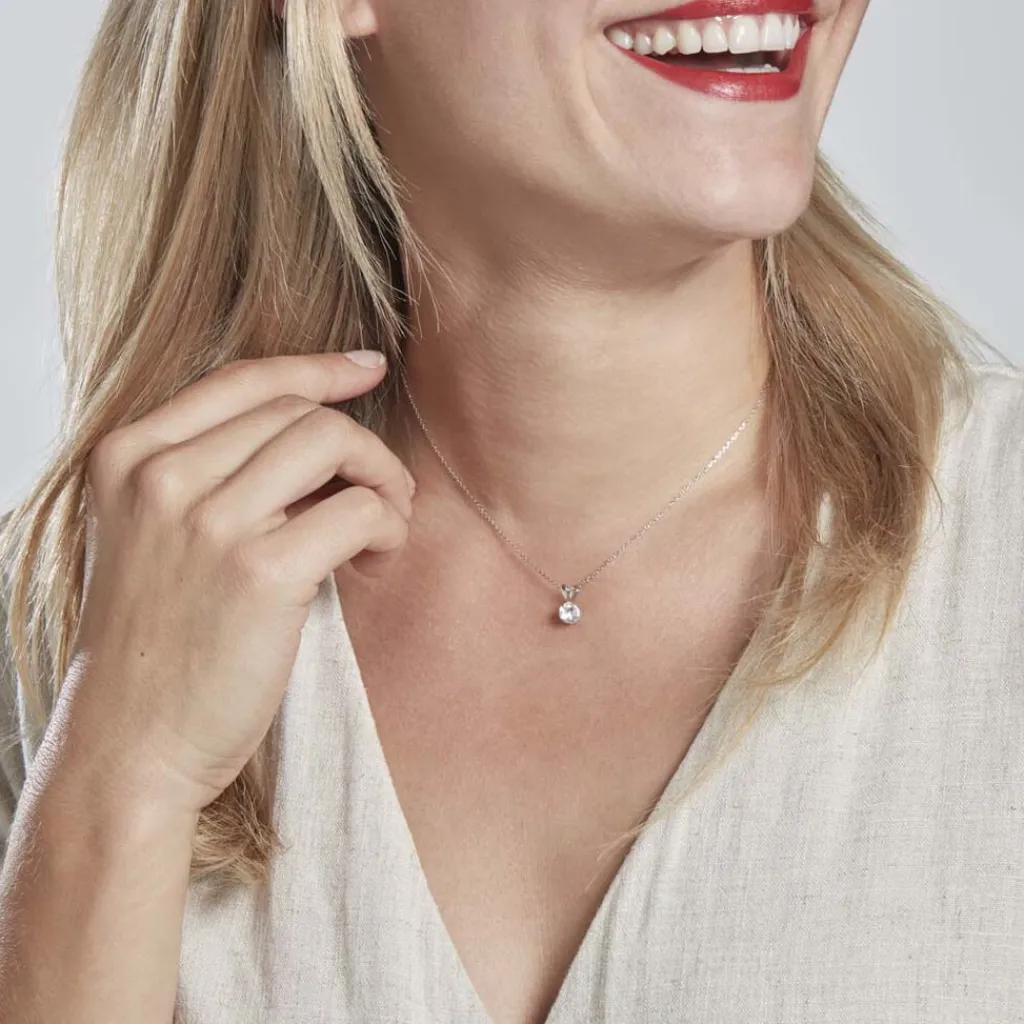 Histoire d'Or Pendentif Mabila De Zirconium or blanc oxyde Best