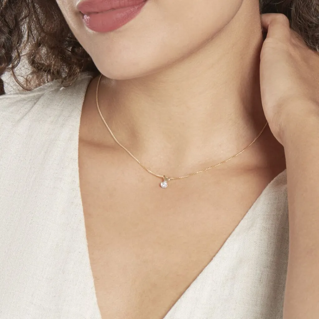 Histoire d'Or Pendentif Mabila De Zirconium or jaune oxyde Outlet