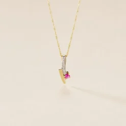 Histoire d'Or Pendentif Mahya Or Jaune Rubis