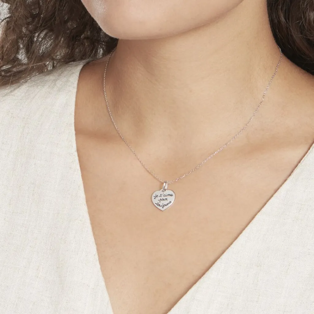 Histoire d'Or Pendentif Mayliss Argent Blanc Discount