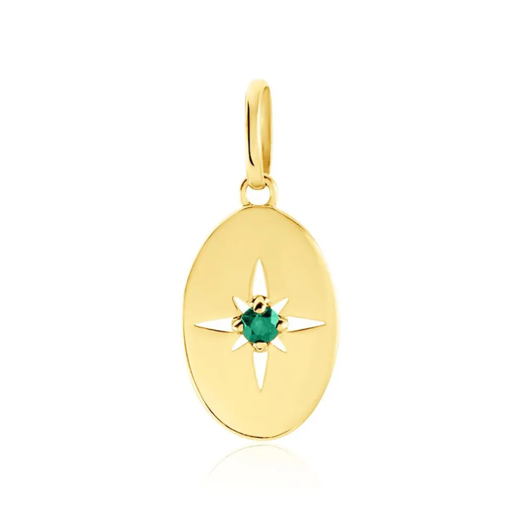 Histoire d'Or Pendentif Melchior Or Jaune Emeraude or jaune émeraude Discount