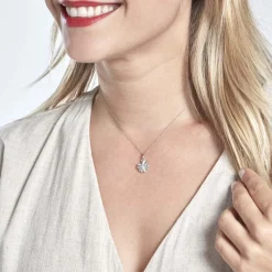 Histoire d'Or Pendentif Meylin Argent Blanc New