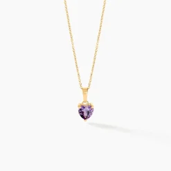 Histoire d'Or Pendentif Miyah Or Jaune Amethyste New