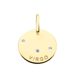 Histoire d'Or Pendentif Or Jaune Astraea Oxyde De Zirconium