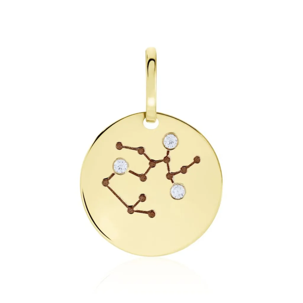 Histoire d'Or Pendentif Or Jaune Astraea Oxyde De Zirconium Sale