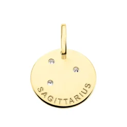 Histoire d'Or Pendentif Or Jaune Astraea Oxyde De Zirconium Sale