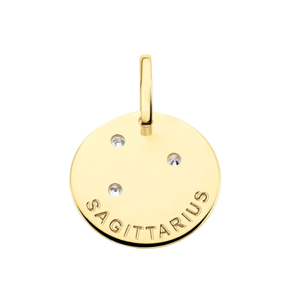 Histoire d'Or Pendentif Or Jaune Astraea Oxyde De Zirconium Sale
