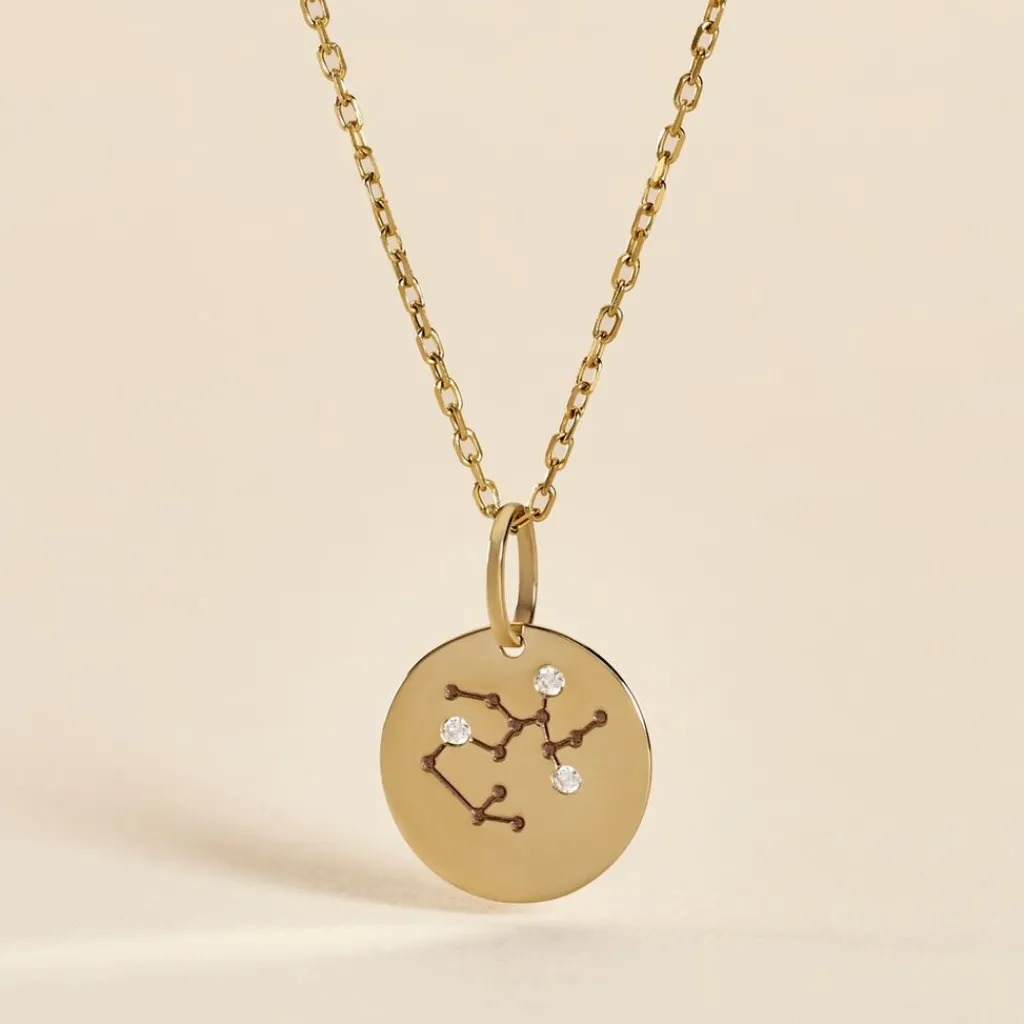 Histoire d'Or Pendentif Or Jaune Astraea Oxyde De Zirconium Sale