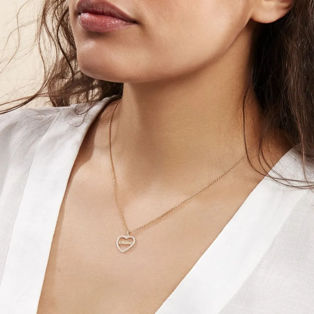 Histoire d'Or Pendentif Or Jaune Derry Oxyde De Zirconium Sale