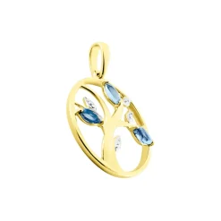 Histoire d'Or Pendentif Or Jaune Godolieba Topazes or jaune topaze london blue Discount