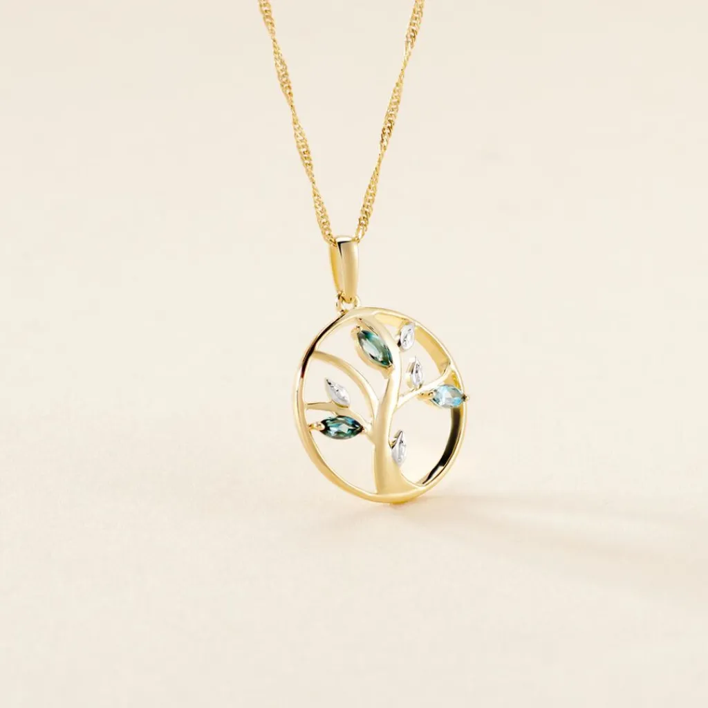 Histoire d'Or Pendentif Or Jaune Godolieba Topazes or jaune topaze london blue Discount