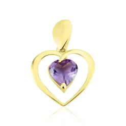 Histoire d'Or Pendentif Or Jaune Gurvan Amethyste or jaune amethyste violette New
