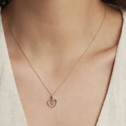 Histoire d'Or Pendentif Or Jaune Gurvan Amethyste or jaune amethyste violette New