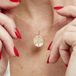 Histoire d'Or Pendentif Or Jaune Noamie Nacre Discount