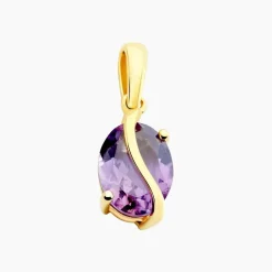 Histoire d'Or Pendentif Or Jaune Prudencia Améthyste or jaune amethyste violette New