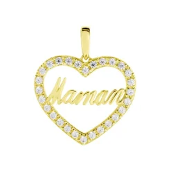 Histoire d'Or Pendentif Or Jaune Ramouna Oxyde De Zirconium Best