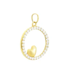 Histoire d'Or Pendentif Or Jaune Roman Oxyde New