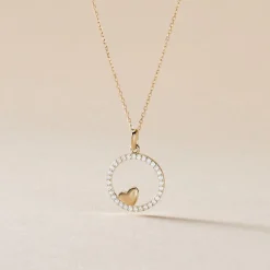 Histoire d'Or Pendentif Or Jaune Roman Oxyde New