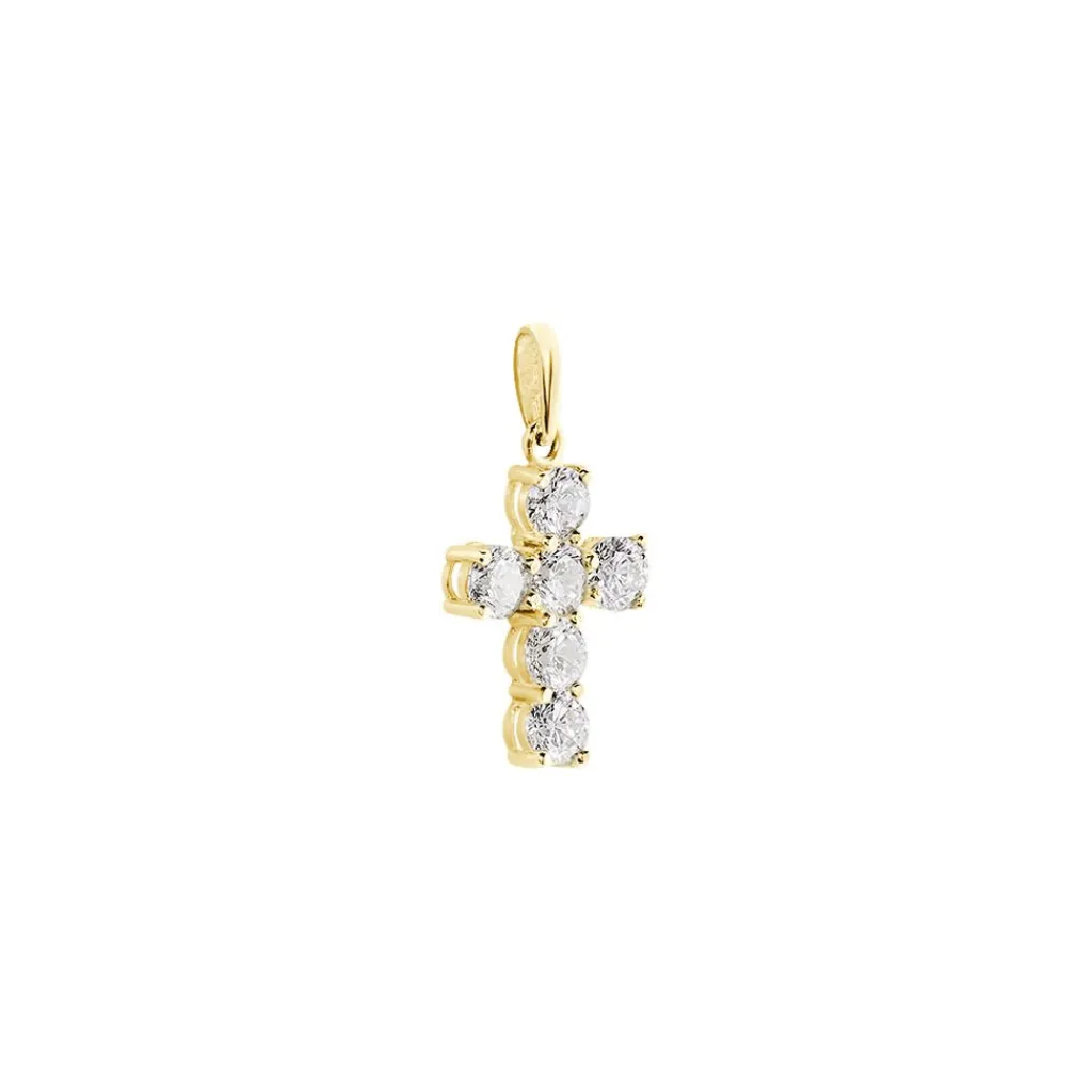 Histoire d'Or Pendentif Or Jaune Sebastian Oxyde De Zirconium Sale