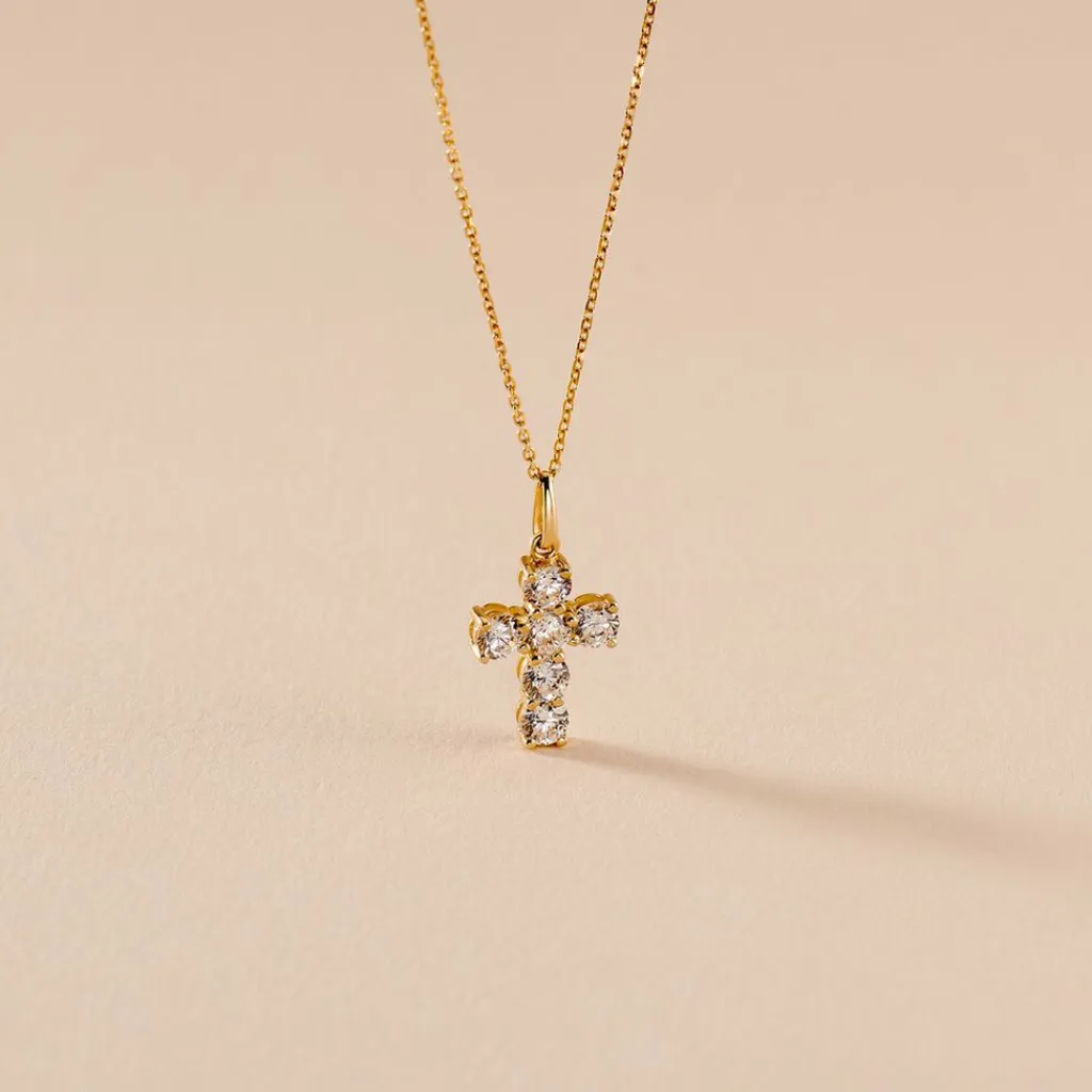 Histoire d'Or Pendentif Or Jaune Sebastian Oxyde De Zirconium Sale