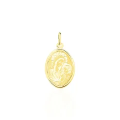 Histoire d'Or Pendentif Or Jaune Vierge A L'enfant New