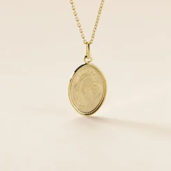 Histoire d'Or Pendentif Or Jaune Vierge A L'enfant Outlet