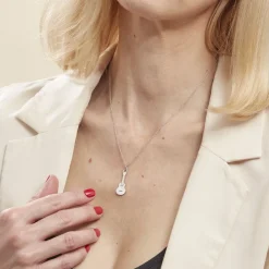 Histoire d'Or Pendentif Paoli Argent Blanc Outlet