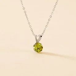 Histoire d'Or Pendentif Pepilla Or Blanc Péridot Online