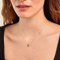 Histoire d'Or Pendentif Pâris Or Jaune Emeraude Diamant or jaune émeraude Clearance