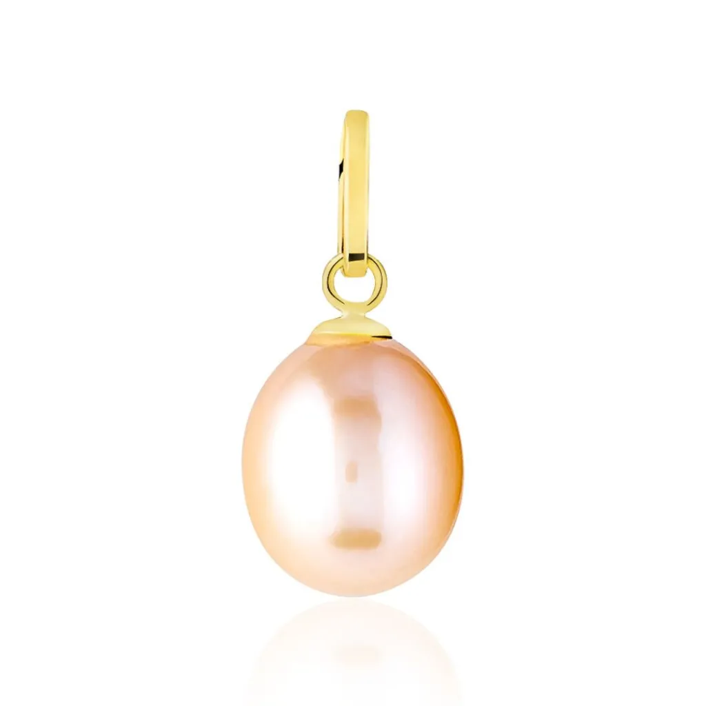 Histoire d'Or Pendentif Rose Or Jaune Perle De Culture Clearance