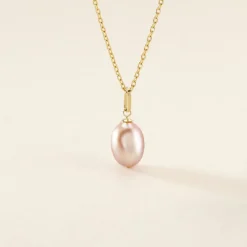 Histoire d'Or Pendentif Rose Or Jaune Perle De Culture Clearance