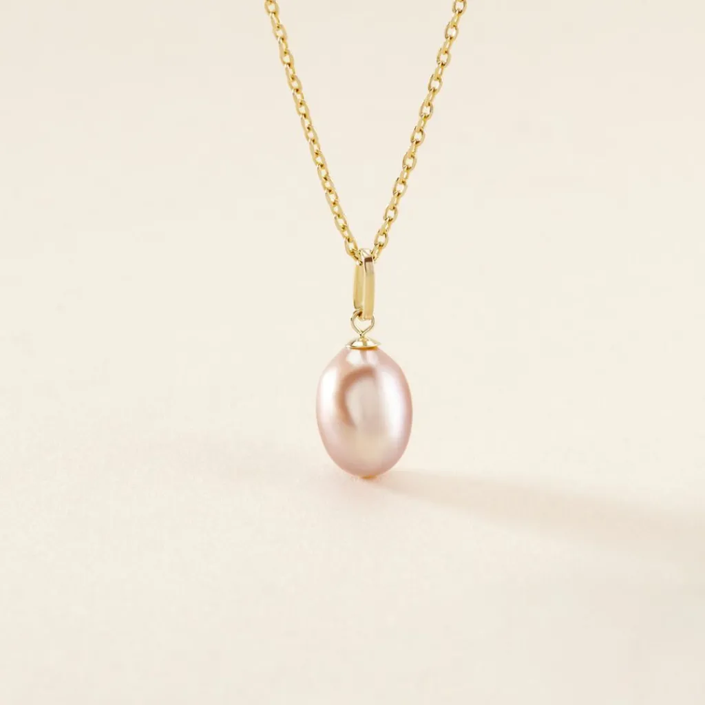 Histoire d'Or Pendentif Rose Or Jaune Perle De Culture Clearance
