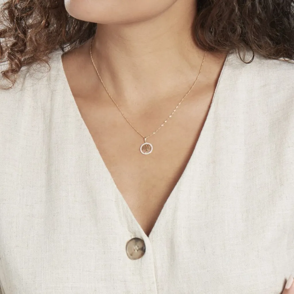 Histoire d'Or Pendentif Salvy Or Jaune Oxyde De Zirconium Best