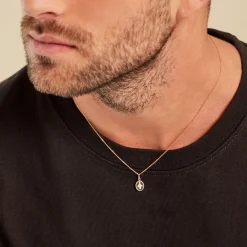 Histoire d'Or Pendentif Santos Or Jaune Sale