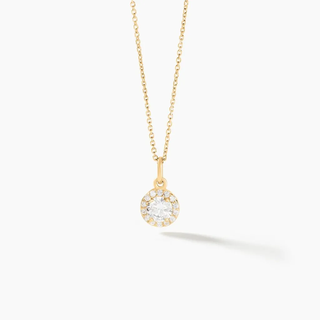 Histoire d'Or Pendentif Seghira Or Jaune Oxyde De Zirconium