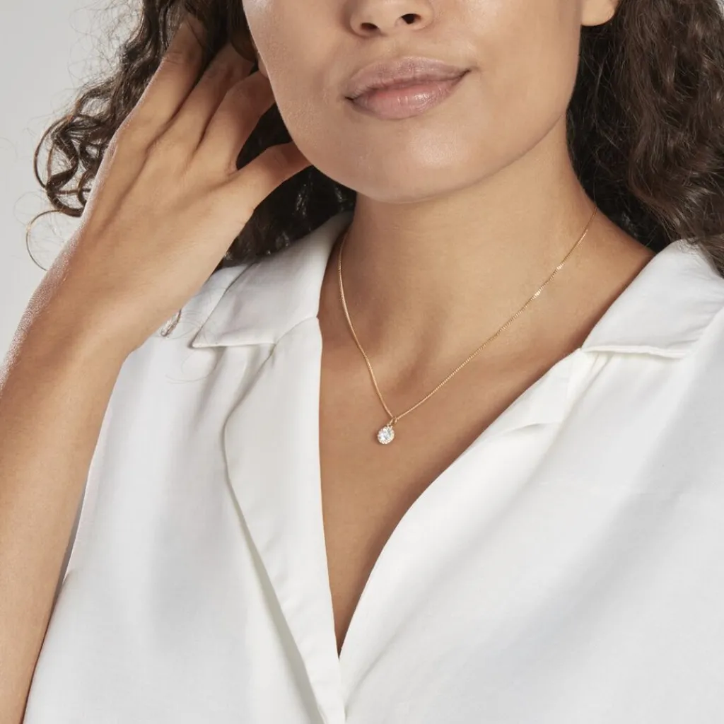 Histoire d'Or Pendentif Seghira Or Jaune Oxyde De Zirconium