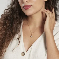 Histoire d'Or Pendentif Semi-baroque Or Jaune Perle De Culture De Tahiti